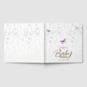 Baby shower papillon violet Boho Floral (Complet)