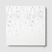 Baby shower papillon violet Boho Floral (Verso)