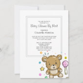 Baby shower Par Courrier Invitation (Devant)
