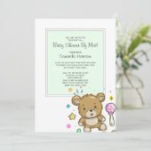 Baby shower Par Courrier Invitation (Debout devant)