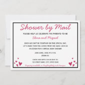 Baby shower par invitation par courrier (Devant)