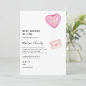 Baby shower par invitation par courrier (Debout devant)