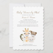 Baby shower par invitation par courrier (Devant)