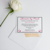 Baby shower par invitation par courrier