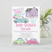 Baby shower Parade Kaart (Staand voorkant)