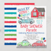 baby shower Parade Kaart (Voorkant / Achterkant)