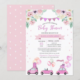 Baby shower Parade Uitnodiging
