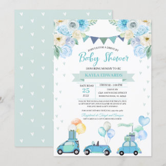 Baby shower Parade Uitnodiging