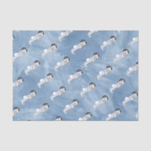 baby shower Pastel Blue  Little Boy Tissuepapier