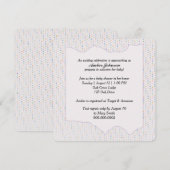 Baby Shower Pastel Polka Dots Kaart (Voorkant / Achterkant)