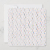 Baby Shower Pastel Polka Dots Kaart (Achterkant)