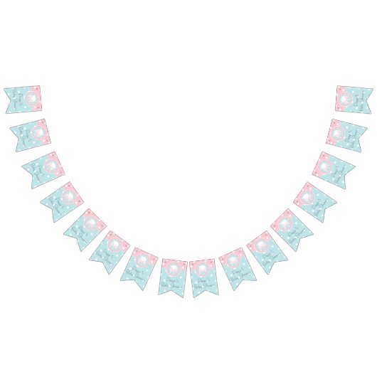 Baby shower Peek-a-Boo, Bannière de Bunting Swallo (Tout)