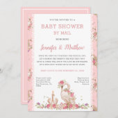 Baby shower per post kaart (Voorkant / Achterkant)