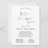 Baby shower per post kaart (Voorkant)