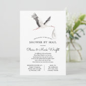 Baby shower per post kaart (Staand voorkant)