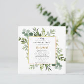 Baby shower per post kaart (Staand voorkant)