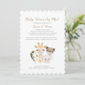 baby shower per post kaart (Staand voorkant)