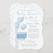 baby shower per post kaart (Voorkant / Achterkant)