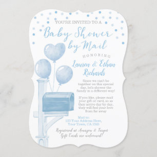 baby shower per post kaart