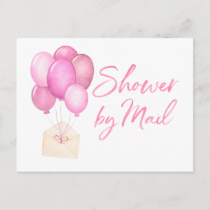 Baby shower per post over lange afstand briefkaart