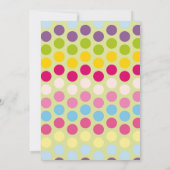 Baby shower per post Uitnodiging (Achterkant)