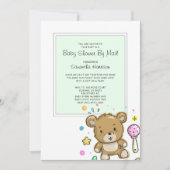 Baby shower per postuitnodiging kaart (Voorkant)