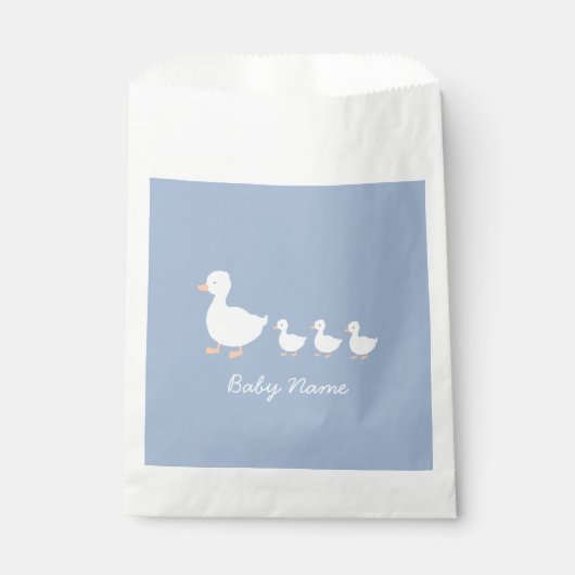 Baby shower personnalisé Favoriser les sacs en ble (Devant)