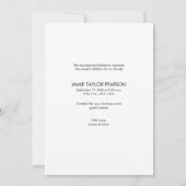 Baby shower photo faire-part de naissance Merci (Dos)