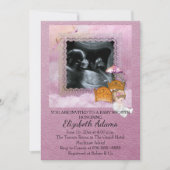 Baby shower photo Invitation (Devant)