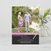 Baby shower Photo Invitation Appartement (Debout devant)