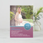 Baby shower Photo Invitation Appartement (Debout devant)