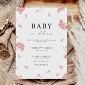 Baby shower Pink Invitation Modèle