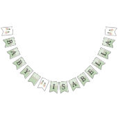 baby shower 👶 pinte vert rayures Drapeaux de soud (Tout)