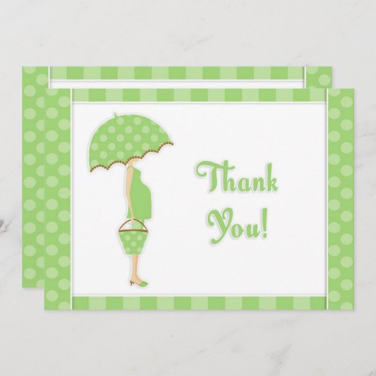 Baby shower plat Merci (Devant / Derrière)