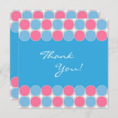 Baby shower plat Merci (Devant / Derrière)