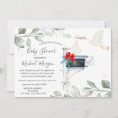 Baby shower Postbus per post opslaan Kaart (Voorkant)