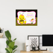 Baby shower Poster  van zoete Baby (Thuiskantoor)