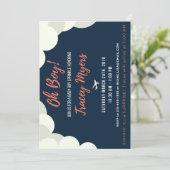 Baby shower pour bébé ou invitation à saupoudrer (Debout devant)