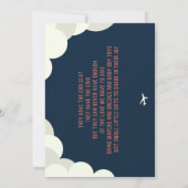 Baby shower pour bébé ou invitation à saupoudrer (Dos)