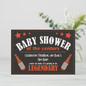 Baby shower pour hommes Invitation (Debout devant)