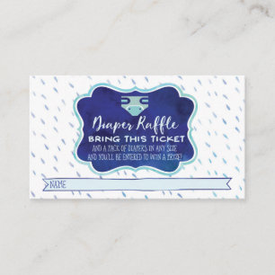 Baby shower pour les cartes bleues d'une tombola