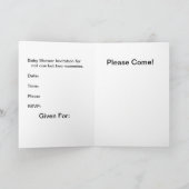 Baby shower pour que deux mères soient invitation (Intérieur)