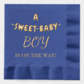 Baby-Shower pour un adorable bébé garçon (Recto)
