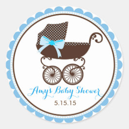 Baby shower Pram Stickers