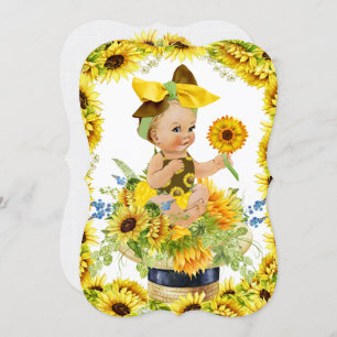 Baby shower précieux ou invitation d'anniversaire