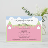Baby shower Princess Castle Invitation (Debout devant)