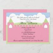 Baby shower Princess Castle Invitation (Devant / Derrière)