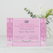 Baby shower Princesse Invitation (Debout devant)