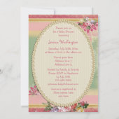 Baby shower prinses Eiffel Tower Kaart (Achterkant)