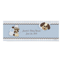 Baby shower Puppy Banner